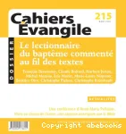 Le lectionnaire du baptême commenté au fil des textes vignette